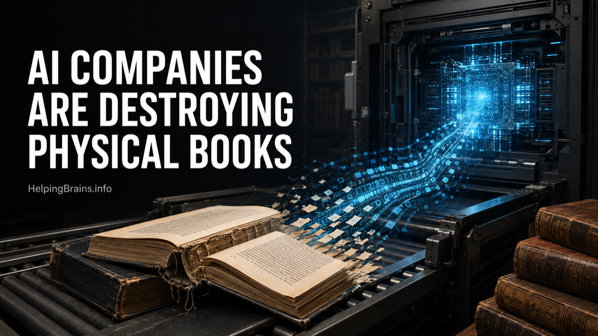 AI Companies Are Destroying Physical Books. Here’s Why Your Business Should Care.