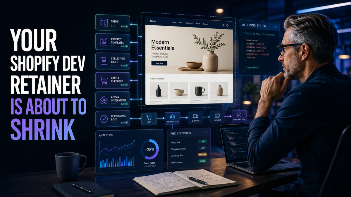 Your Shopify Dev Retainer Is About to Shrink—Here’s What to Fund Instead